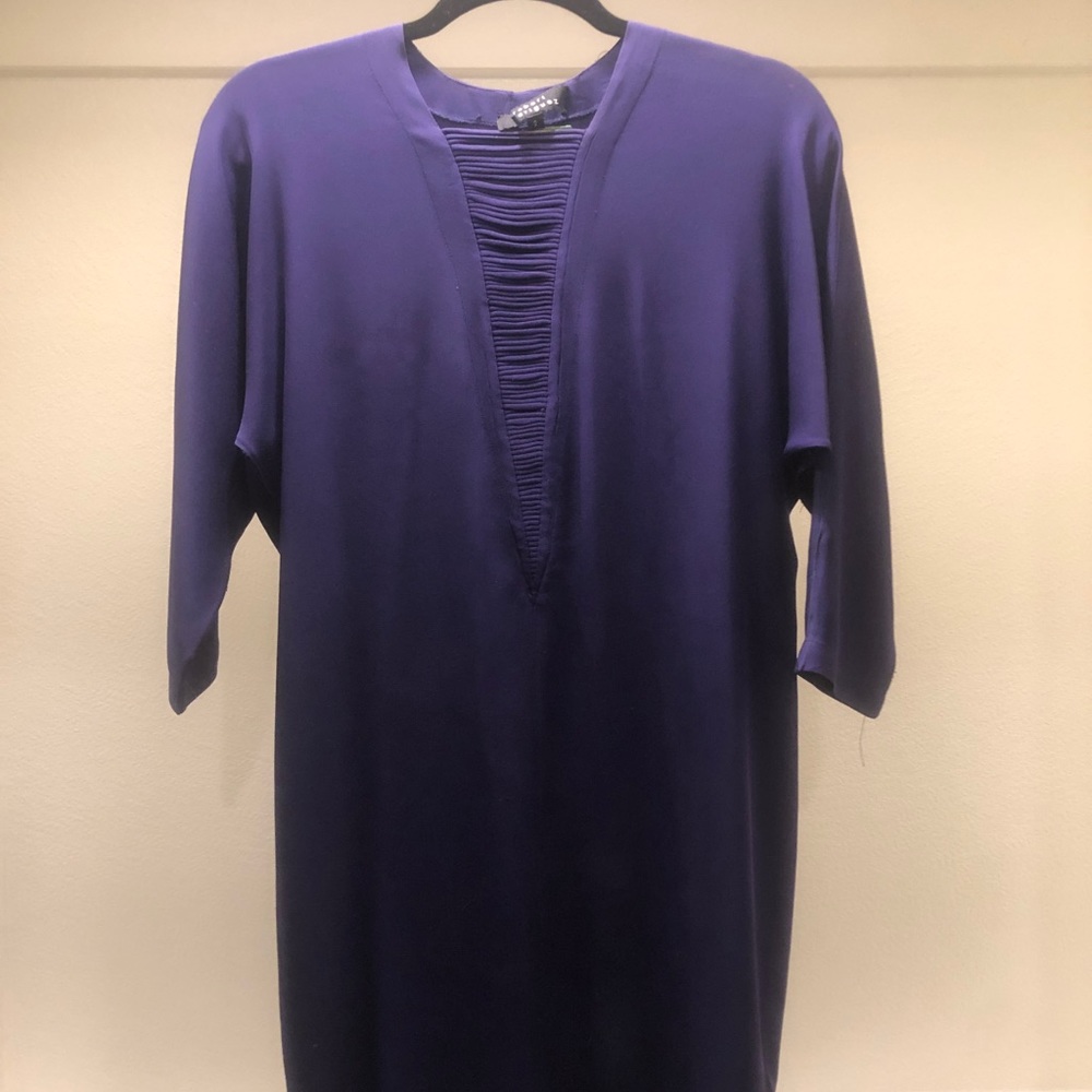 Robert Rodriguez Dark Purple Bodycon Dress